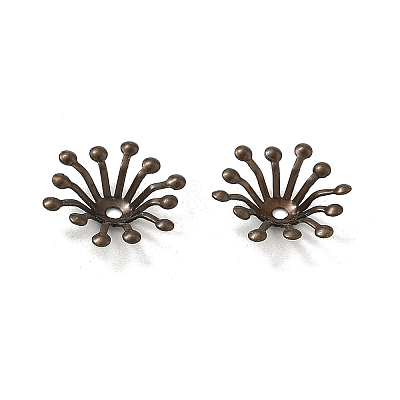 Brass Bead Caps OHAR-PW0003-121E-1