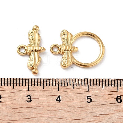 Ion Plating(IP) 304 Stainless Steel Toggle Clasps STAS-A092-06B-G-1
