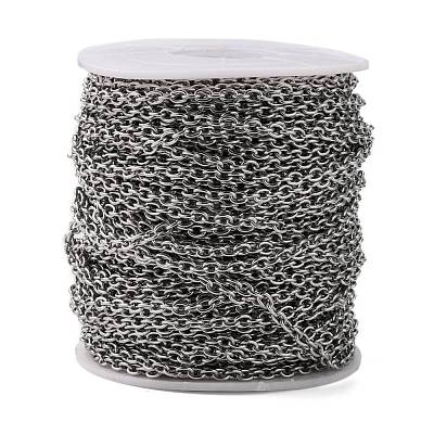 Tarnish Resistant 304 Stainless Steel Cable Chains CHS-R009-11-1