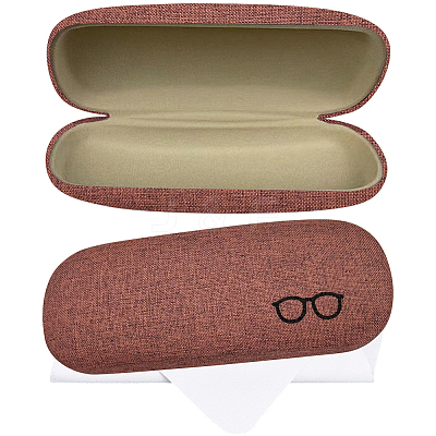 1Pc Oval Polyester Eyeglass Cases AJEW-CN0007-32A-1