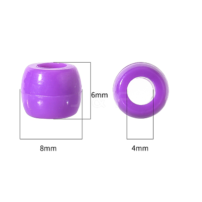 1 Bag 1200Pcs Opaque Acrylic Flat Round with Letter & Heart Beads DIY-YW0002-32-1