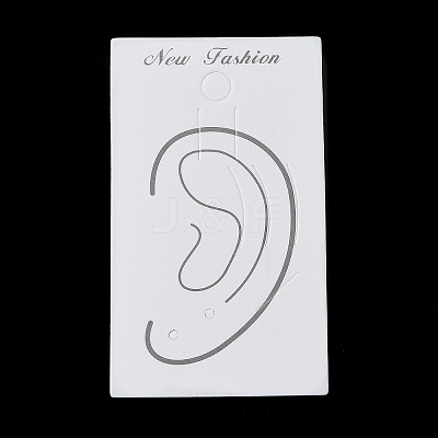 Ear Print Paper Earring Display Cards CDIS-C006-04-1