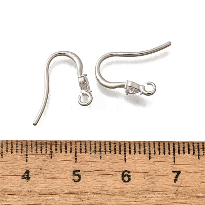 304 Stainless Steel Rhinestone Earring Hooks STAS-D310-01P-03-1