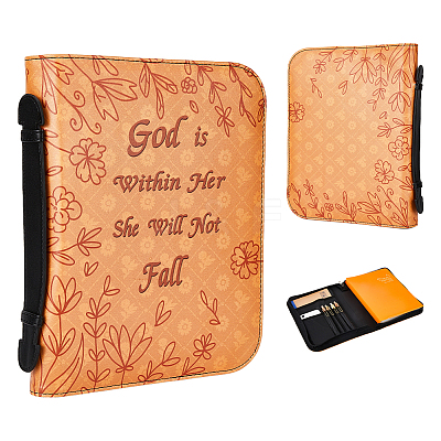 Portable PU Leather Book Case AJEW-WH0248-419B-1