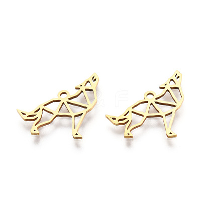 201 Stainless Steel Pendants STAS-N091-164LG-1