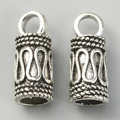 Zinc Alloy Cord End FIND-WH0144-86A-AS-1