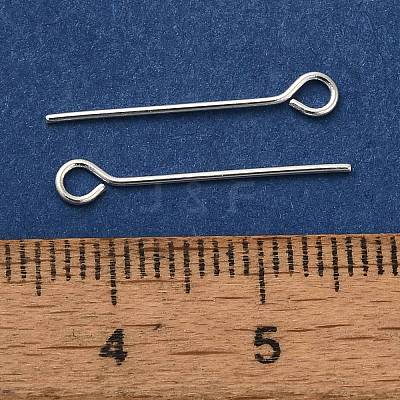 Brass Eye Pins KK-H502-02C-S-1