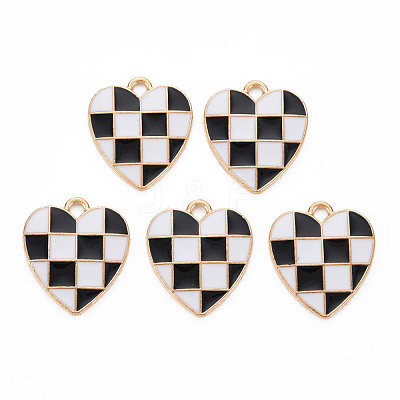 Alloy Enamel Pendants ENAM-S121-176D-RS-1