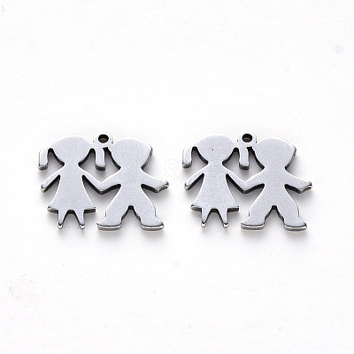 Tarnish Resistant 304 Stainless Steel Charms STAS-N092-81-1