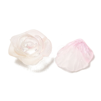 Transparent Acrylic Beads OACR-H039-04D-1