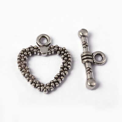 Tibetan Style Alloy Toggle Clasps X-LF0714Y-1