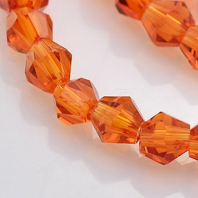 Faceted Bicone Glass Beads Strands EGLA-P017-3mm-06-1