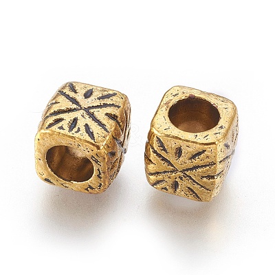 Tibetan Style Alloy Spacer Beads X-GLF0986Y-1