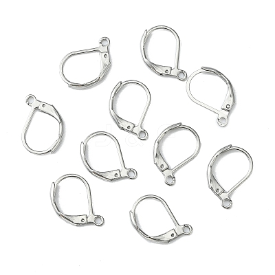 Tarnish Resistant 304 Stainless Steel Leverback Earring Findings STAS-S028-07-1