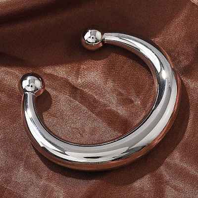 304 Stainless Steel Cuff Bangles BJEW-S161-05P-1