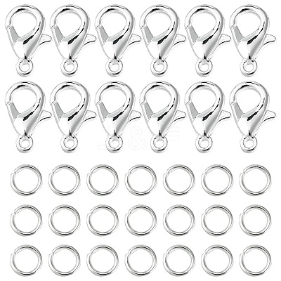 50Pcs Zinc Alloy Lobster Claw Clasps FIND-YW0003-98S-1
