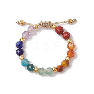 Adjustable Gemstone Finger Rings for Women RJEW-JR00874-02-1