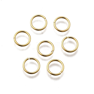 Rack PlatingBrass Open Jump Rings KK-O139-18V-G-1