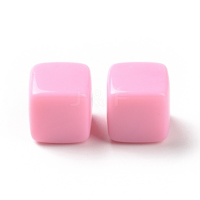 Opaque Acrylic Beads OACR-E015-02G-1