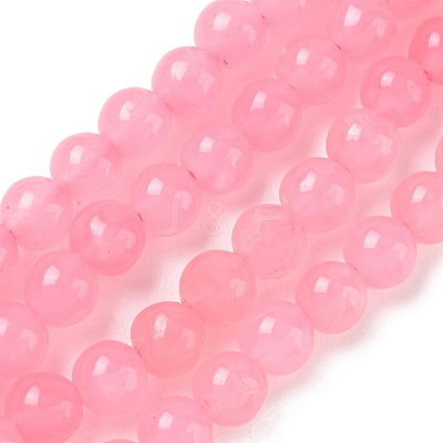 Dyed Natural Malaysia Jade Beads Strands G-G021-02A-28-1