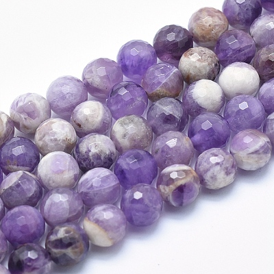 Natural Amethyst Beads Strands G-K256-52-8mm-1
