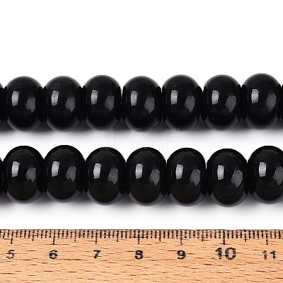 Natural Obsidian Beads Strands G-T144-33-1