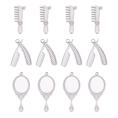 304 Stainless Steel Pendants STAS-UN0012-93P-1