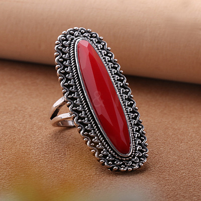 Alloy and Resin Finger Rings FS-WGB9ABA-05-1