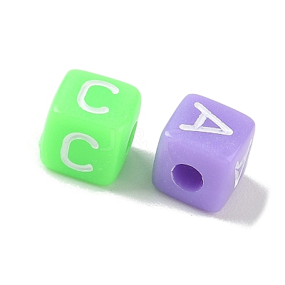 Opaque Acrylic Beads AC-CBA7818-01-1
