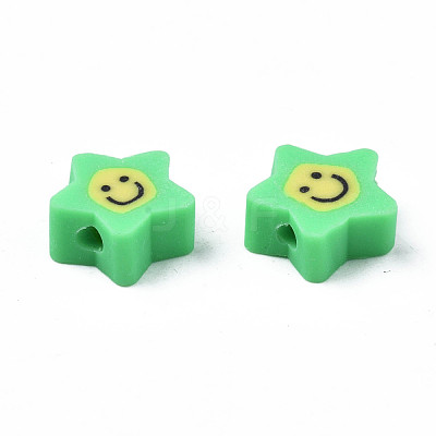 Handmade Polymer Clay Beads CLAY-N011-45A-07-1