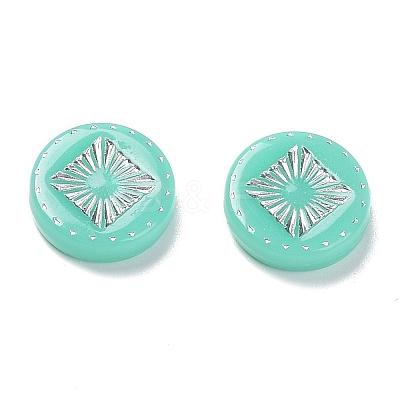 Opaque Acrylic Beads OACR-G016-07D-1