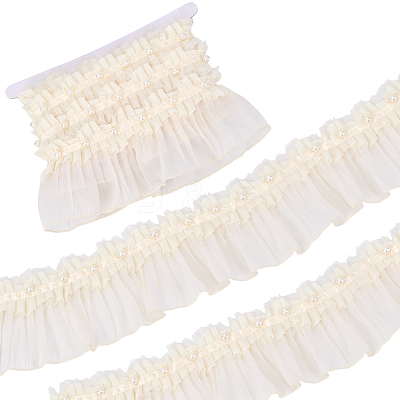 Polyester Lace Trim Ribbon OCOR-CY0001-74A-1