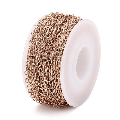 Ion Plating(IP) 304 Stainless Steel Textured Cable Chains CHS-H007-05RG-1