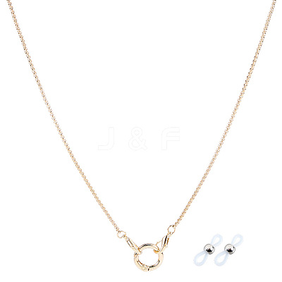 Iron Eyeglass Chains AJEW-CN0006-72KCG-1