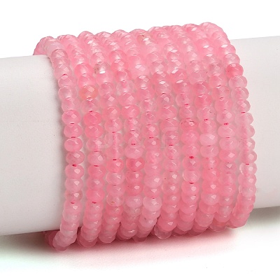 Dyed Natural White Jade Beads Strands GG-CBAF9EE-A06-3x4mm-1