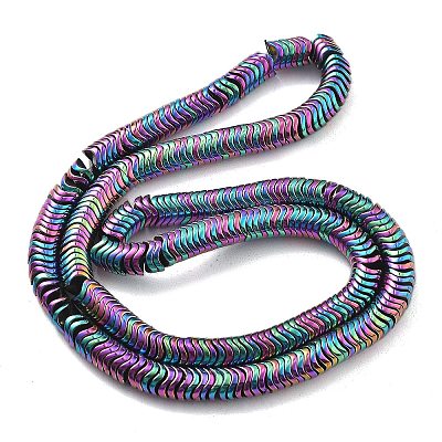 Electroplated Synthetic Non-magnetic Hematite Beads Strands G-B132-A01-01C-1