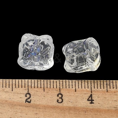 Baking Paint Transparent Glass Beads GLAA-C035-01Q-1