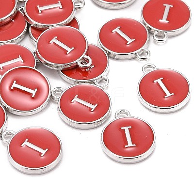 Platinum Plated Alloy Enamel Charms LS-ENAM-S118-03I-P-1