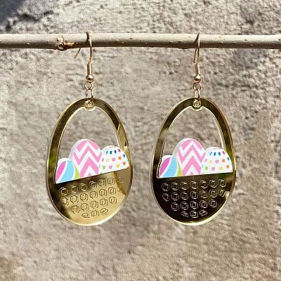 Easter Acrylic Dangle Earrings FS-WGC1C19-03-1