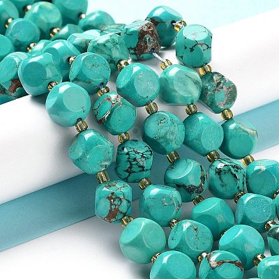 Synthetic Howlite Bead Strands G-M367-22B-1