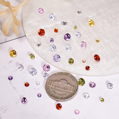 Cubic Zirconia Cabochons ZIRC-TA0001-06-1