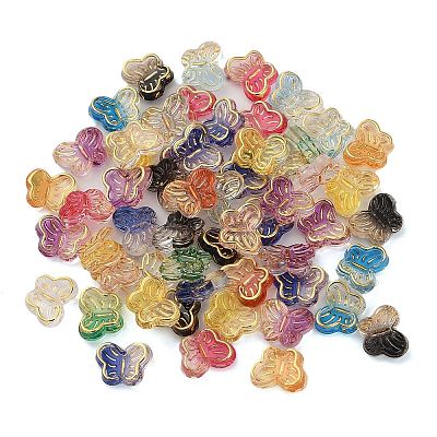 Transparent Resin Cabochons RESI-E045-12-1