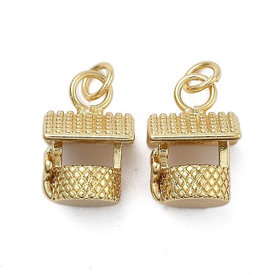 Brass Pendants KK-Q006-16G-1