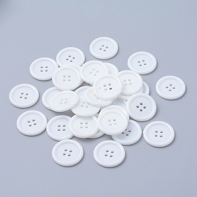 Acrylic Sewing Buttons X-BUTT-E076-D-01-1