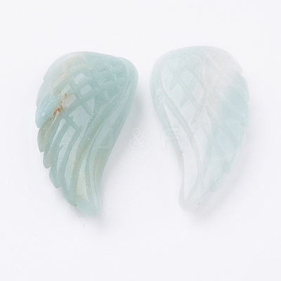 Natural Flower Amazonite Pendants G-E435-B-22-1