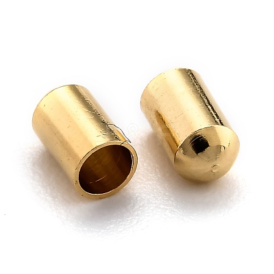Brass Cord Ends KK-H759-34C-G-1