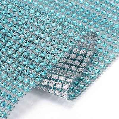 24 Rows Plastic Diamond Mesh Wrap Roll DIY-L049-05U-1