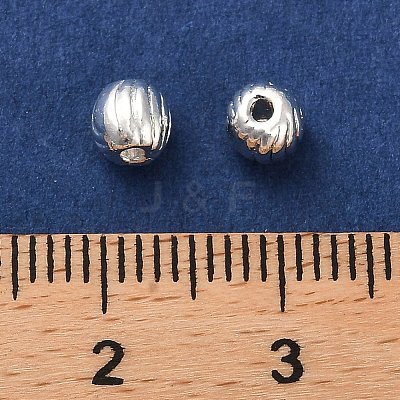 Long-Lasting Plated Alloy Beads PALLOY-A006-19S-1
