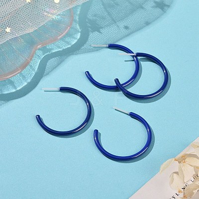 Hypoallergenic Bioceramics Zirconia Ceramic Ring Stud Earrings EJEW-Z023-01D-1