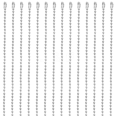 30Pcs Iron Ball Chain Necklace Making MAK-SP0001-08P-1